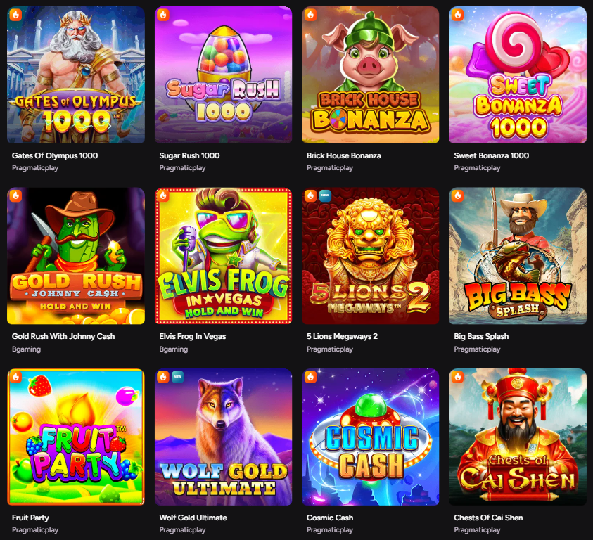 Featured Casiny Casino Games
