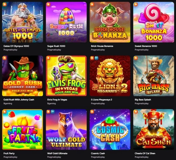 Featured Casiny Casino Games